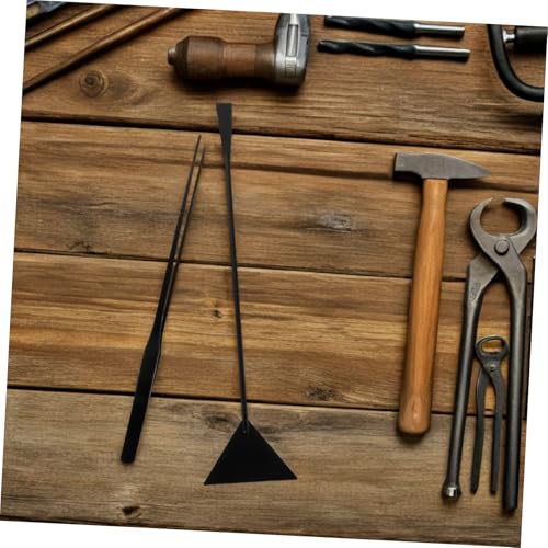 Yardwe 1 Set Stainless Steel Aquascaping Tools Precision Tweezers Scissors Spatula for Fish Tank Water Grass Trimming and Plant Care