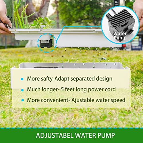Scratch-Resistant Acrylic Turtle Tank (23×13.5×10 Inch) with Water Filter - Durable Reptile Habitat for Aquatic/Terrestrial Pets, Baby Turtles & Fish | Anti-Scratch Clear Terrarium Aquarium Combo - size: Large(Acrylic)