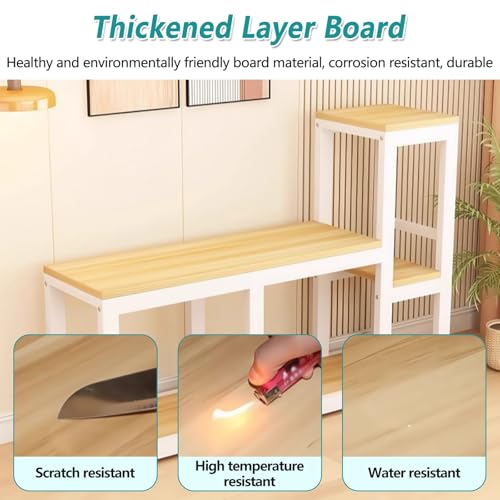 Fish Tank Stand,Heavy-Duty Large Fish Tank Storage Rack, Reinforced Steel Frame, High Capacity Organizer for Home & Pet Shop Use, 45cm/17.7in (White) - color: White, size: W 45cm/17.7in
