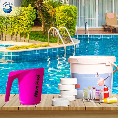 DE Pool Filter Powder Scoop – 1 lb Measurement – Compatible with All DE Filters – EZ Grip Design for Easy Handling – Large DE Chemical Scooper for Pool Maintenance