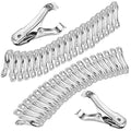 40 PCS Garden Clips, Greenhouse Clamps Made of Stainless Steel, Greenhouse Clips for Netting, Have a Strong Grip to Hold Down the Shade Cloth or Plant Cover on Garden Hoops - style: 40Pcs