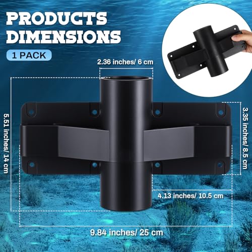 Net and Gaff Holder, Fishing Net and Tools Holder, Boat Docks and Garage Walls Mounted with Screws, Fishing Tool Storage Accessories