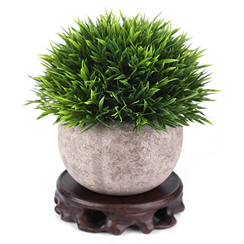 Solid Wood Round Pedestal Wooden Display Stand Vintage Home Decor for Tea Cups Potted Plants Fish Tanks with Retro Style Compact Size 3.5 Inch Inner Diameter (Black Inner Diameter 9 Height - size: Black inner diameter 9 height 2.5 cm
