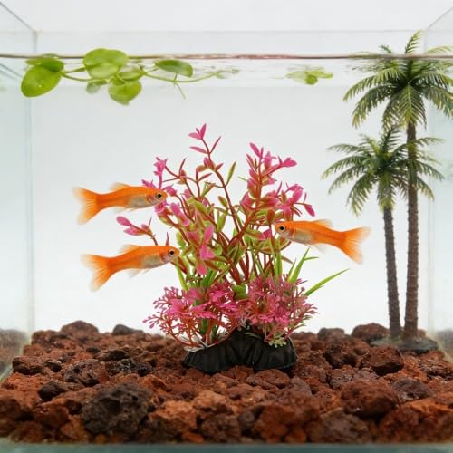 Artificial Aquarium Decor Plants Water Plastic Ornament Aquatic Plant Fish Grass Decoration Accessories ﻿ (Style B)