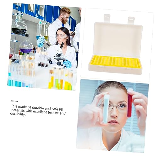 1pc Tube Rack -Tubes Holder with Buckle -top Design for Lab Organization Pe Material for Essential Laboratory Equipment