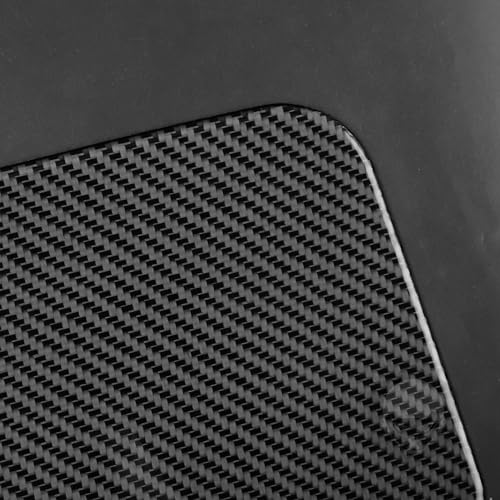 Car Fuel Tank Cap Panel Gas Cap Decorative Cover Collision Protector Trim Sticker Compatible with Toyota Camry Asian Edition 2012-2017 Real Black Carbon Fiber Premium Auto Exterior Accessories