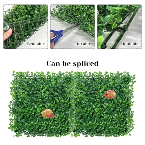 Rainmae 2Pack Faux Grass Mat Fake Turf Hermit Crab Climbing Wall, Hermit Crab Climbing Toys, Plastic Aquarium Plants Lawn Hermit Crab Supplies Climbing and Hide Toy for Gecko Reptile Lizard 10x10 inch - color: 2 Pack