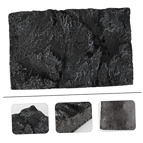 HANABASS Aquarium Rock Background Board 3D Design Easy to Decorate Betta Fish Tank