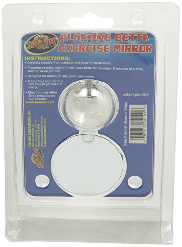 Zoo Med Floating Betta Exercise Mirror White 2 oz.