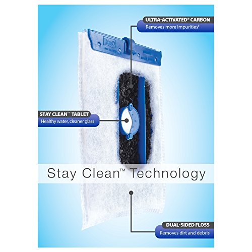 Tetra Whisper Bio-Bag with Stay Clean, Large Filter Cartridges for Aquariums, 12 Count, Unassembled, Fits Tetra Whisper Fish Tank Filters 10-30 Gal, 20-40 Gal, PF-20, 30, 40, 60, IQ 20, 30, 45, 60 - size: 12 Count, style: With Stay Clean