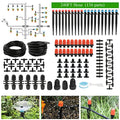 Maotong 240FT Drip Irrigation System Kit, Automatic Garden Watering Misting System for Greenhouse, Yard, Lawn, Plant with 1/2 inch Hose 1/4 inch Distribution Tubing and Accessories - size: 240 FT (40FT Main tube+200FT Distribution tube)