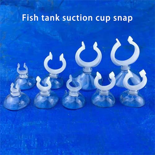 20pcs Adjustable Suction Cups Clamp for Efficient Fishtank Plant and Decoration Aquarium Hose Stabilizer Clip Aquarium Suction Cup Clip - size: C