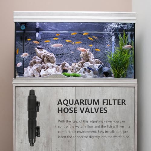 TOYANDONA Aquarium Hose Valves Water Flow Control Tool 3/4 Inch Quick Connector Adapter for Fish Tank Filter Inlet Outlet Aquarium Supply