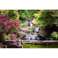 Waterfall Aquarium Background Kyoto Garden Style Terrarium Background Forest Huge Rocks Fish Tank Background Falls Stream River Aquarium Backdrop Waterfall Reptile Habitat Background 24x12in - color: Purple Green, size: 24(W)x12(H)in