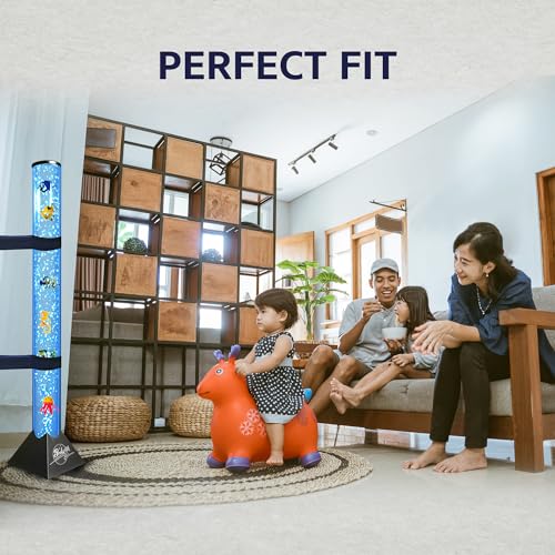 Brewish Wall Bracket for Fish Bubble Lamp | Sensory Bubble Tube Holder | Adjustable Arm for Light up to 10cm Diameter | Aquarium Light Bracket to Keep Fake Fish Aquarium Lamp Safe, Prevent Spillage