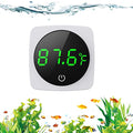 PAIZOO Aquarium Thermometer, LED Digital Fish Tank Thermometer, White | 5s Refresh, High Accurate to ±0.9℉, 8000+ Hours Lifespan, Thermometer for Fish tank, Betta, Axolotl, or Aquatic Pet