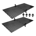 POPETPOP 4pcs Plastic Grid Aquarium Divider Panels for Betta Fish Safety Fish Separator Cups Prevents Jumping Various Tank