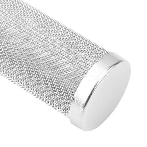Yosoo Health Gear Shrimp Filter Guard, 2 Piece Stainless Steel Aquarium Mesh Filter, Intake Strainer Filter, Fish Tank Filter Inlet Inflow Basket, Protecting Fish from Inhalation(Large 16mm)