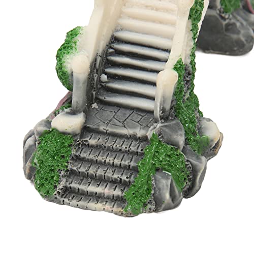 Aquarium Arch Bridge Decoration Resin Hand Craft Bridge Landscaping for Fish Tank Ornaments
