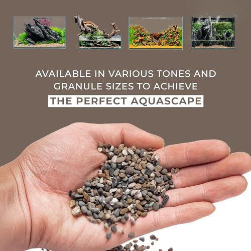 Ultum Nature Systems Controsand Santa Fe Aquarium Gravel (3L) - Small Pebbles for Fish Tank - Planted Aquarium Rocks - Fish Tank Substrate - Aquarium Pebbles - Versatile Fish Tank Stones - size: 3L