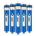 Membrane Solutions Reverse Osmosis Membrane 75 GPD 11.75"x1.75" RO Membrane Water Filter Replacement Fits Under Sink RO Drinking Water Purifier System, 5-Pack - size: 5 Count (Pack of 1), style: 75G