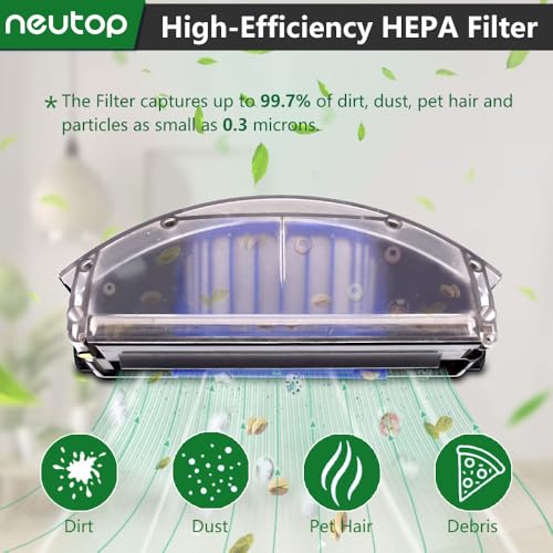 Replacement Parts Compatible with iRobot Roomba 675 677 671 670 665 655 645 694 692 614 Robot Vacuum Accessories includes Flexible Beater & Bristle Brush Filter Side brush Cleaning Tool.