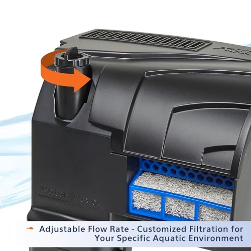 Aqueon SmartClean Power Filter with EcoRenew Filter Cartridge, Quick and Easy Water Changes, Quiet Operation, Adjustable Flow, for 10-20 Gallon Freshwater and Saltwater Aquariums, Medium (Pack of 12) - size: 10-20 Gallons (Pack of 12)