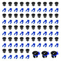 100PCS Bowden Tube Coupler Set - 1.75 Bowden Tube Coupling Collet Clamp Clip Bowden Collet and Clip Set for 3D Printer Accessories, Bowden Coupling Clip Fixed 4 mm Tube Filament Printer Parts - color: 100-PACK
