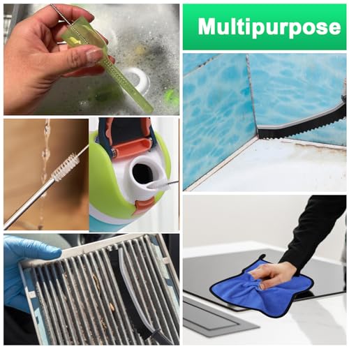 XANGNIER Upgraded Auto Sunroof Drain Cleaning Tool,118in Extra Long Flexible Car Sun Roof Drain Cleaner Unclogger Tool with Tube Cleaner Brush Syringe Hose Cleaning Kit for Windshield Wiper Hole - color: Multicolor1