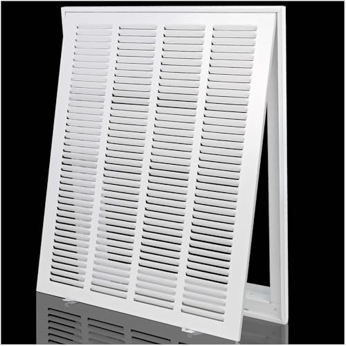 Return Air Filter Grille 16x20,Air Return Vent Cover for 16"W x 20"H Duct Opening,Steel HVAC Vent Covers for Wall and Ceiling,Holds 1" Thick AC Filter - size: For 16''W×20''H-Duct Opening