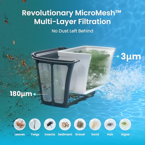 (Renewed) Aiper Scuba S1 (2026 Upgrade) Robotic Pool Cleaner, Weekly Custom Cleaning Plan, 270 Min Runtime, Over-the-Waterline Scrubbing, Smarter Navigation - color: Black