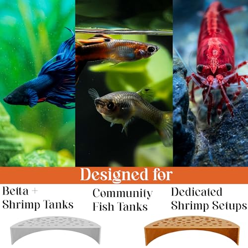 CTWPets Shrimp Breeding Protector | Shrimp Breeding Cave Aquarium Tunnel (Forest Green) - color: Forest Green