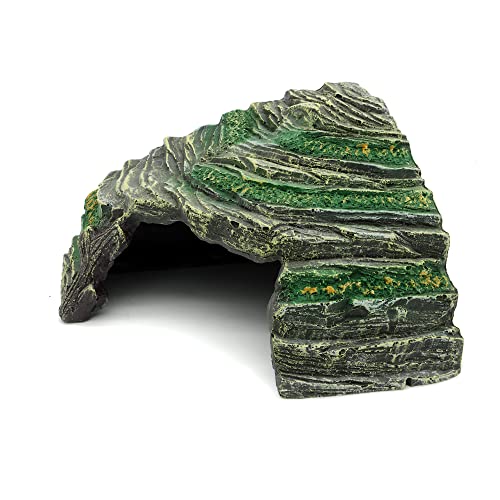 Terrarium Decor Reptile Hide Reptile Hides and Caves Aquarium Tank Accessories Decorations,Medium