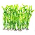 Bitray Artificial Seaweed Decor, Simulation Plastic Seaweed Water Plants Kelp Grass Used for Household and Office Aquarium,12 Inch (10 PCS)