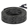 100FT 1/4 DOT Air Line SAE J844 PA12 Nylon Air Hose with Cutter 1/4” OD Pneumatic Tubing DOT Approved 1/4 Air Brake Hose for Air Suspension Kit Truck Trailer Brake System & Fluid Transfer 30.5m - size: 1/4" OD 100FT