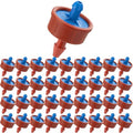 200Pcs 0.5 GPH Pressure Compensating Irrigation Spot Drippers,Constant Flow Barb Outlet Watering Dripper Emitters Heads Parts for 1/4 Inch Watering Tubing Line for Garden Pots Plant Irrigation Systems - color: 0.5 GPH 200PCS