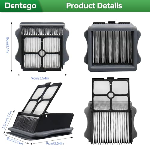 Replacement Vacuum Filter for Tineco iFloor 3, Floor ONE S3 & S5 | For Tineco Floor ONE S5/S5 Pro, 4 pack filters, High-efficiency filtration, captures hair, pet fur, Washable and reusable - color: S3/S5/S5 Pro Filter Set