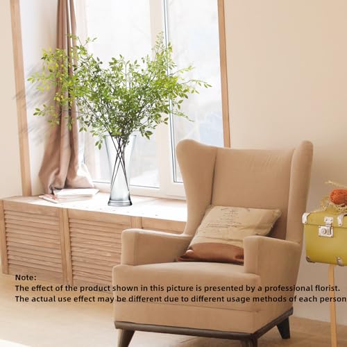 Melorca&Guilla Artificial Plants,2PCS 43" Green Faux Branches for Vase,Artificial Plants for Shop Garden Office Home Décor - color: Green Bamboo