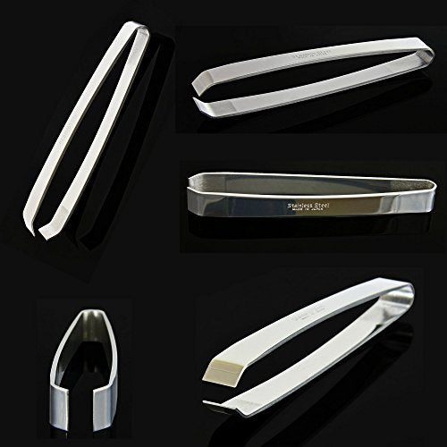 [MADE IN JAPAN] Kwizing Fish Bone Tweezers by RCI GLOBAL - Non-Slip, Precision Grip - Debone Salmon, Bass, Catfish - Stainless Steel Handmade Japanese Craftsmanship (4 3/4") - size: 4 3/4" - 1 pack
