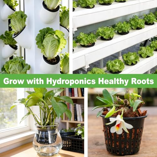 25-Pack 3-Inch Net Cups with 20 Plant Labels - Perfect for Aquaponics, Mason Jar Hydroponics, Kratky Method, and Orchid or Vegetable Gardening - Durable Slotted Mesh Insert for Optimal Growth