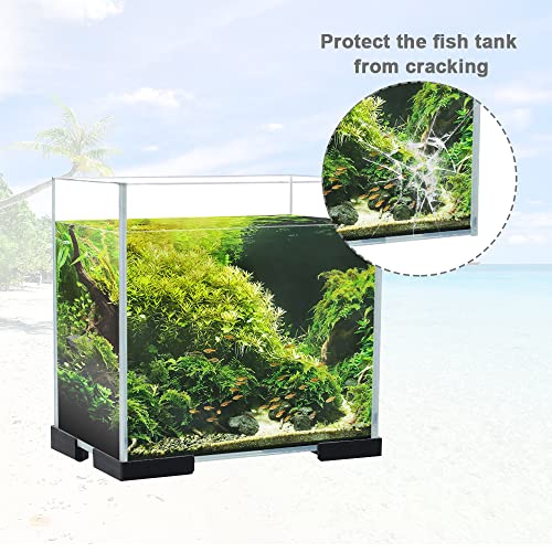 Aquarium Corner Protectors - 8pcs Anti-Vibration & Anti-Skid Pads, Guards for Fish Tank Stand Furniture