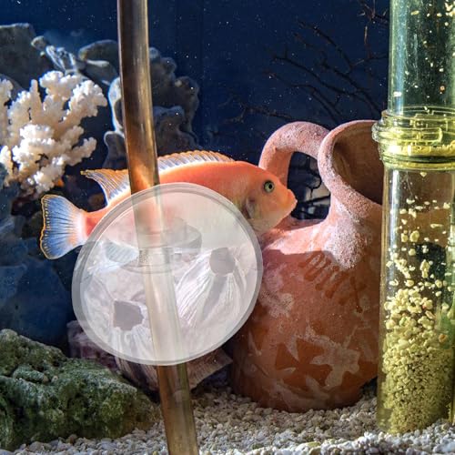 Luxshiny 20pcs Aquarium Suction Cup Clips Oxygen Tubing Holders Soft Flexible Air Hose Fixing Accessories for Fish Tank Air Pump Aquarium Use