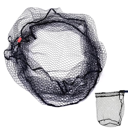 Rubber Coated Replacement Fishing Net Hook Resist for Landing Net, 24" to 36" Deep Net for Larger Catches - size: L:32.2"Dia.-36"Depth-101"Circumference