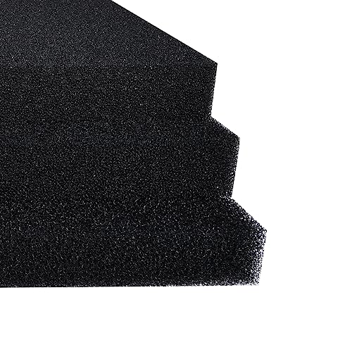 Hipanda 2 Pack Aquarium Bio Filter Sponge Pad 20"x20"x1.5",30PPI, Bio Filter Media Foam Pad Sponges, Cut-to-Size Open Cell Foam Sheet for Fish Tank - size: 20“x20"x1.5" (30PPI) 2 Pack