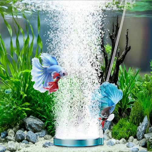 hygger Aquarium Air Stone 3 Inch, Fish Tank Bubbler Stone, Air Bubble Aerator Oxygen Diffuser, Air Pump Accessories for Aquariums, Fish Tanks, Hydroponics and Ponds - size: 3 Inch