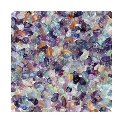 0.44Ib Crystal Chips Bulk Tumbled Crushed Stones Garden Tool for Fountain Vase Filler Planters Decorative Fish Tank Potted