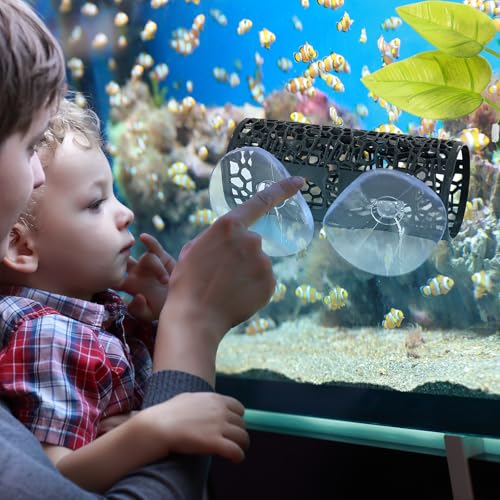 3 PCS Betta Hammock, Betta Fish Tank Accessories Hideout Decorations for Small Tank, Bettas Leaf Hammock with Suction Cups for Small Fish and Shrimps for Hideout and Play Area