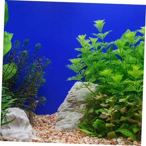 UKCOCO Aquarium Background Wallpaper Roll Self Adhesive Fish Tank Decor Water Resistant Durable Sticker for DIY Aquatic Scenery Vivid Colors - color: Blue