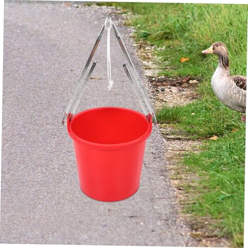 STOBAZA Utility Bucket with Handle for Animal Water Storage and Gardening for Farming Camping and Cleaning Tasks