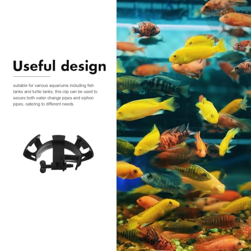2Pcs Water Pipe Clip for Fish Turtle Durable Aquarium Hose Clamp for Pipes Secure Water Change Siphon Tube Holder